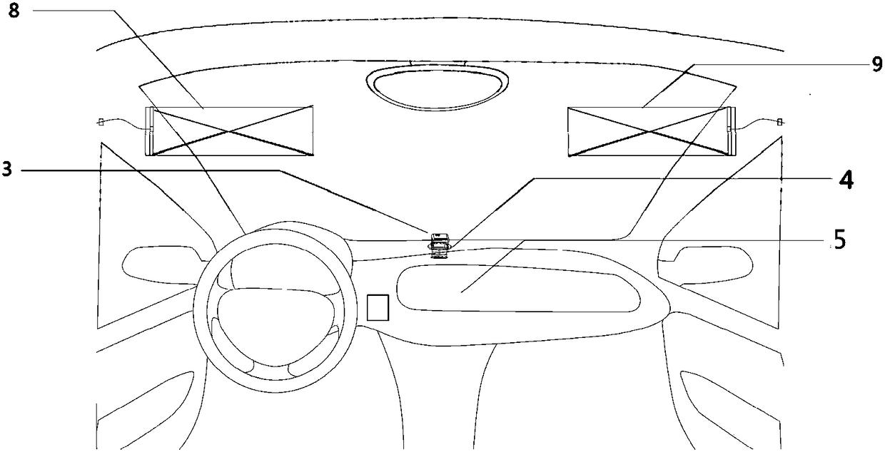 Intelligent dimming driving display device and method