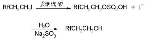 A method for increasing the yield of fluorine-containing alkyl ethanol