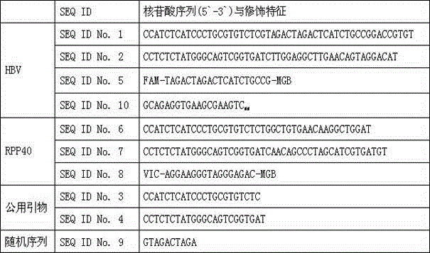 A hbv cccDNA digital PCR quantitative detection kit and its application