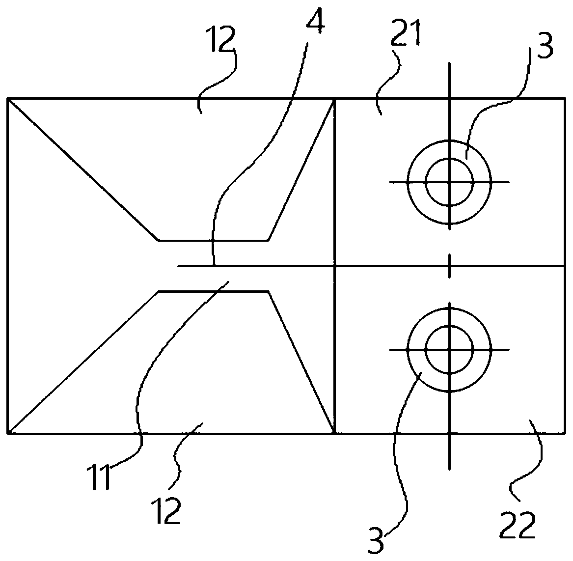 Detergent box for washing machine, washing machine and control method