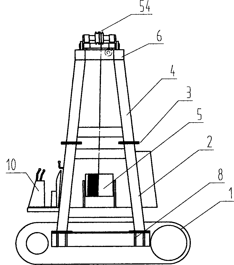 Movable portal crane