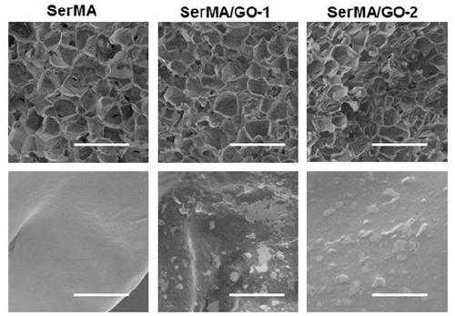 Sericin/oxidized graphene composite hydrogel as well as preparation method and application thereof