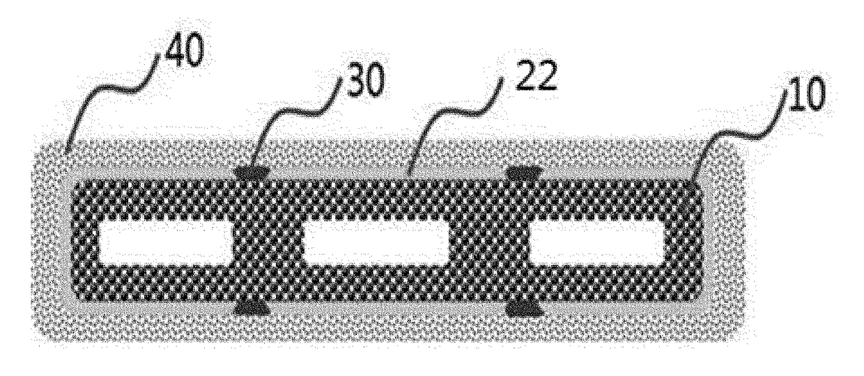 Electrode-support type of gas-separation membrane module, tubular structure of same, production method for tubular structure, and hydrocarbon reforming method using same