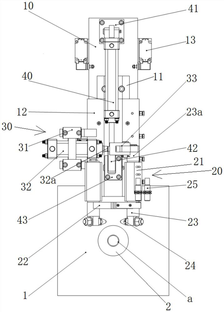 Automatic pitting device of metal pipe drawing equipment