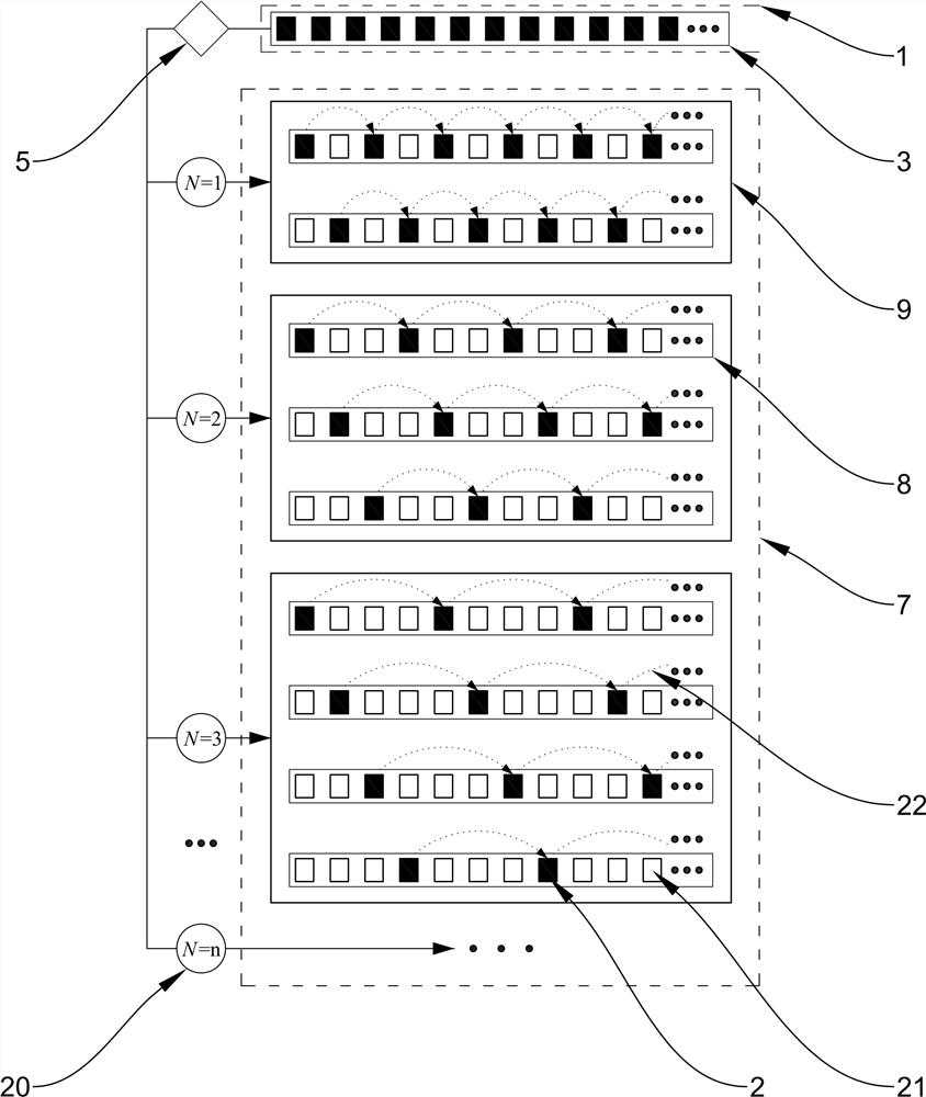 Data prediction method based on interval extraction method