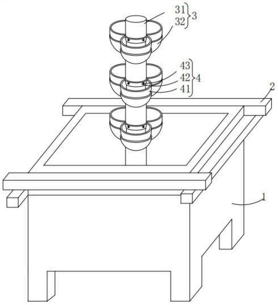 Combined planting device based on architectural design