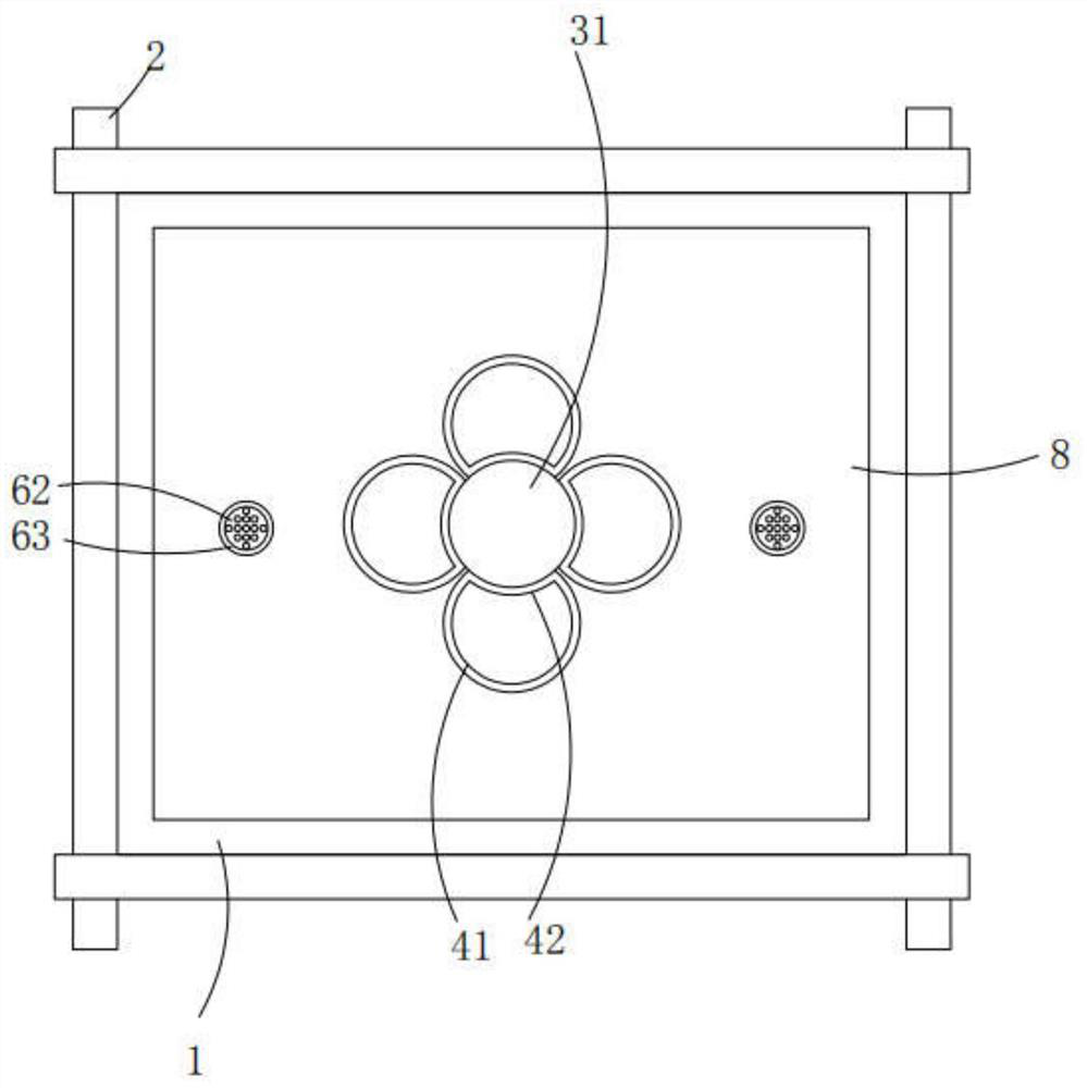 Combined planting device based on architectural design