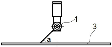 Workpiece flushing device for scribing machine and scribing machine