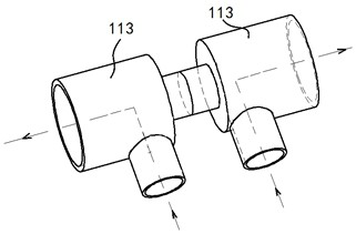 Workpiece flushing device for scribing machine and scribing machine