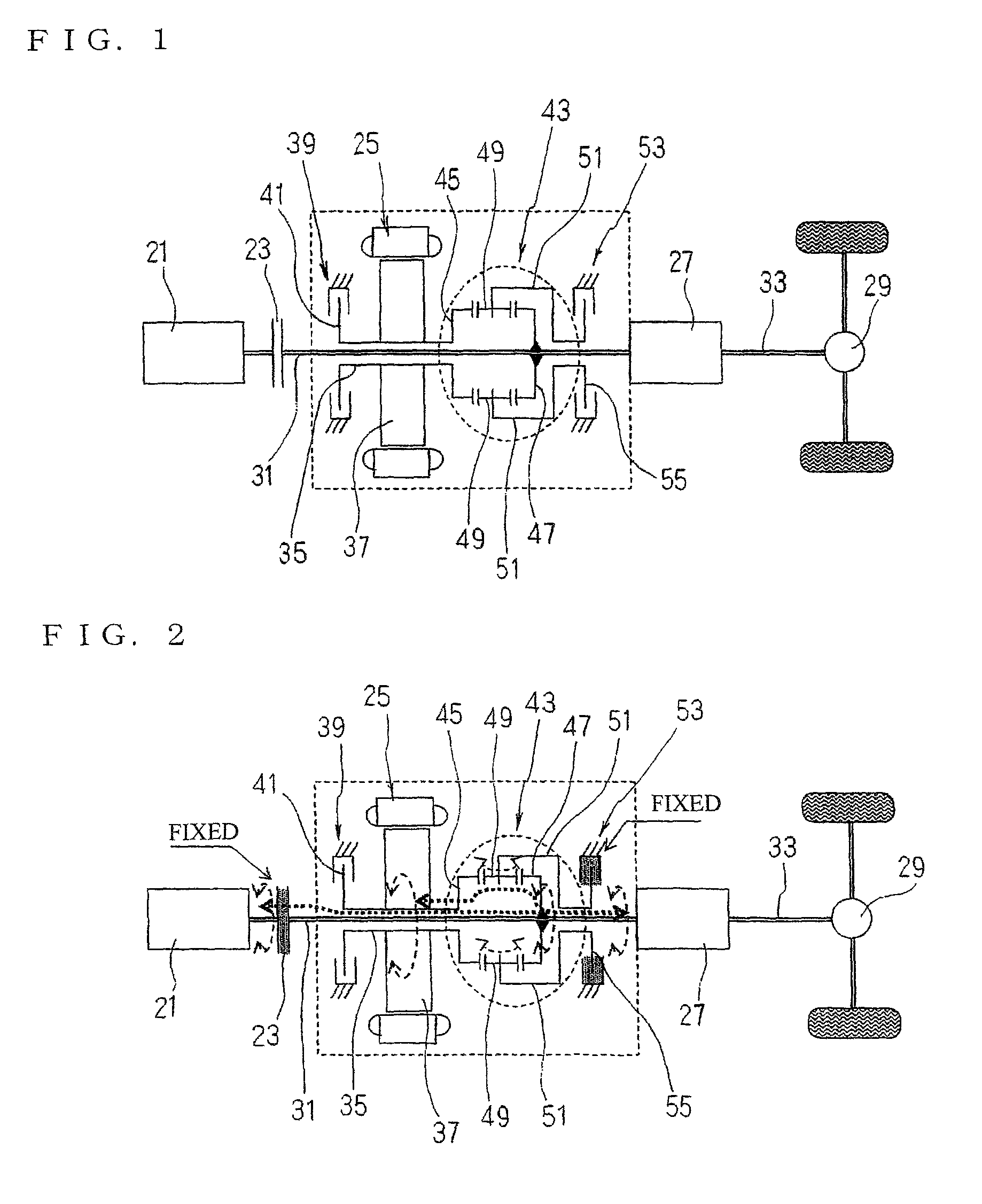 Power transmission mechanism for parallel hybrid vehicle