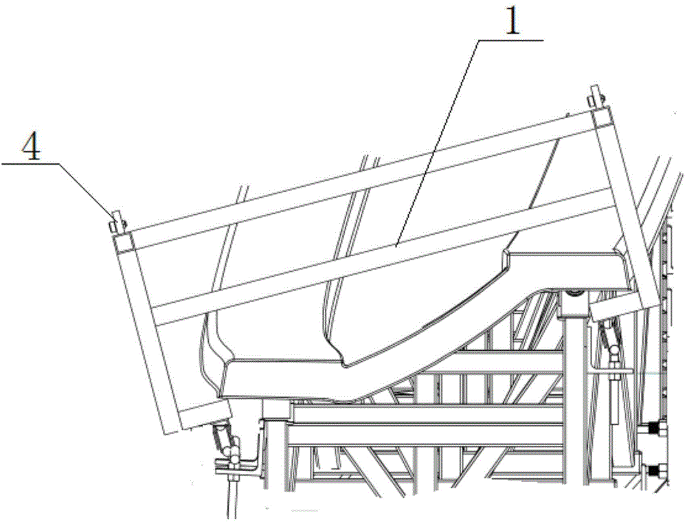 Layer paving device and layer paving method for main girder glass fiber cloth used for wind power blade production