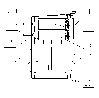 Control cabinet for outdoor high-voltage switch equipment