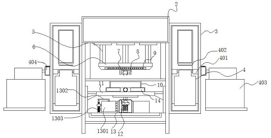 Detection equipment capable of achieving classified conveying for mobile phone electronic part machining