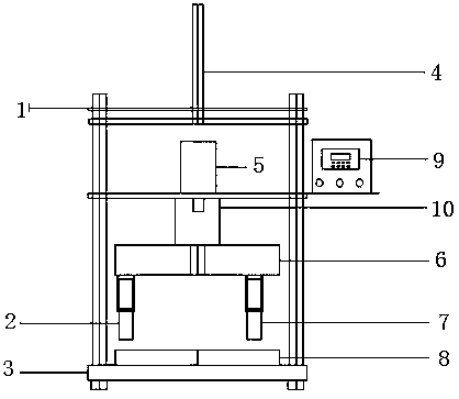 Asphalt pavement loop type small accelerated abrasion instrument and using method thereof