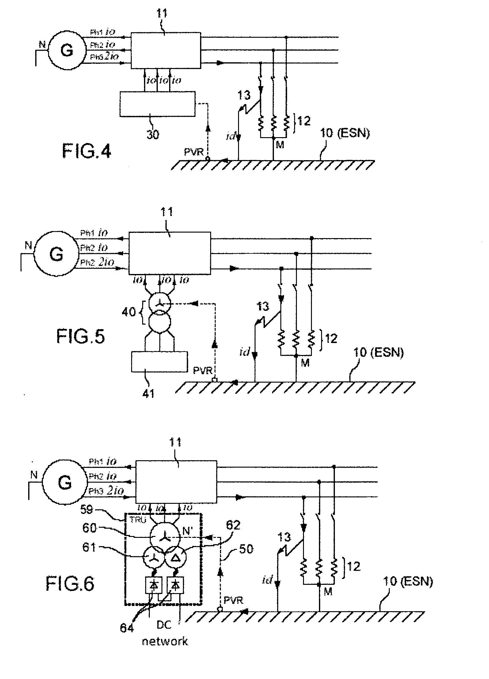 Electrical power supply system and method for an aircraft