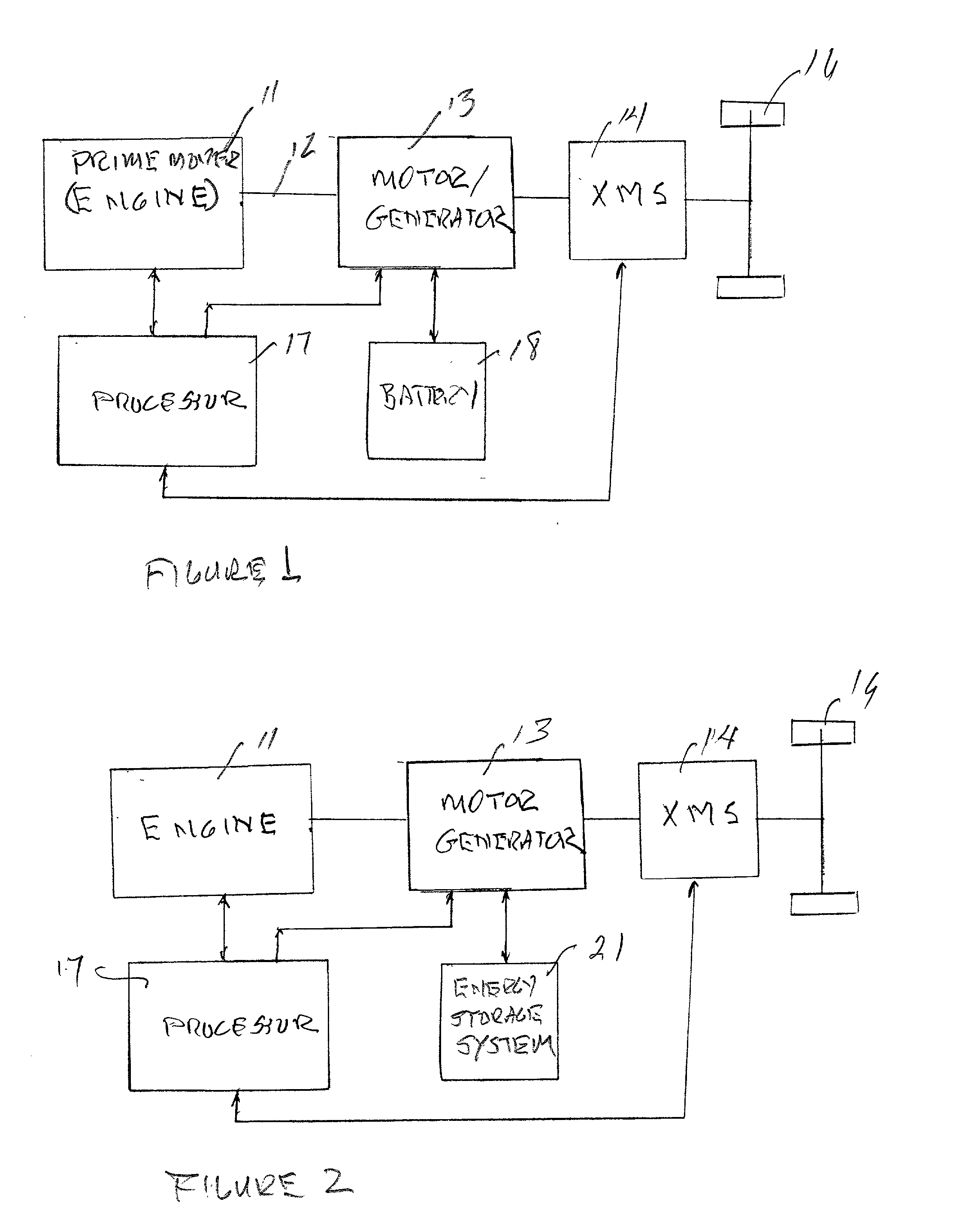 Hybrid vehicle and energy storage system and method