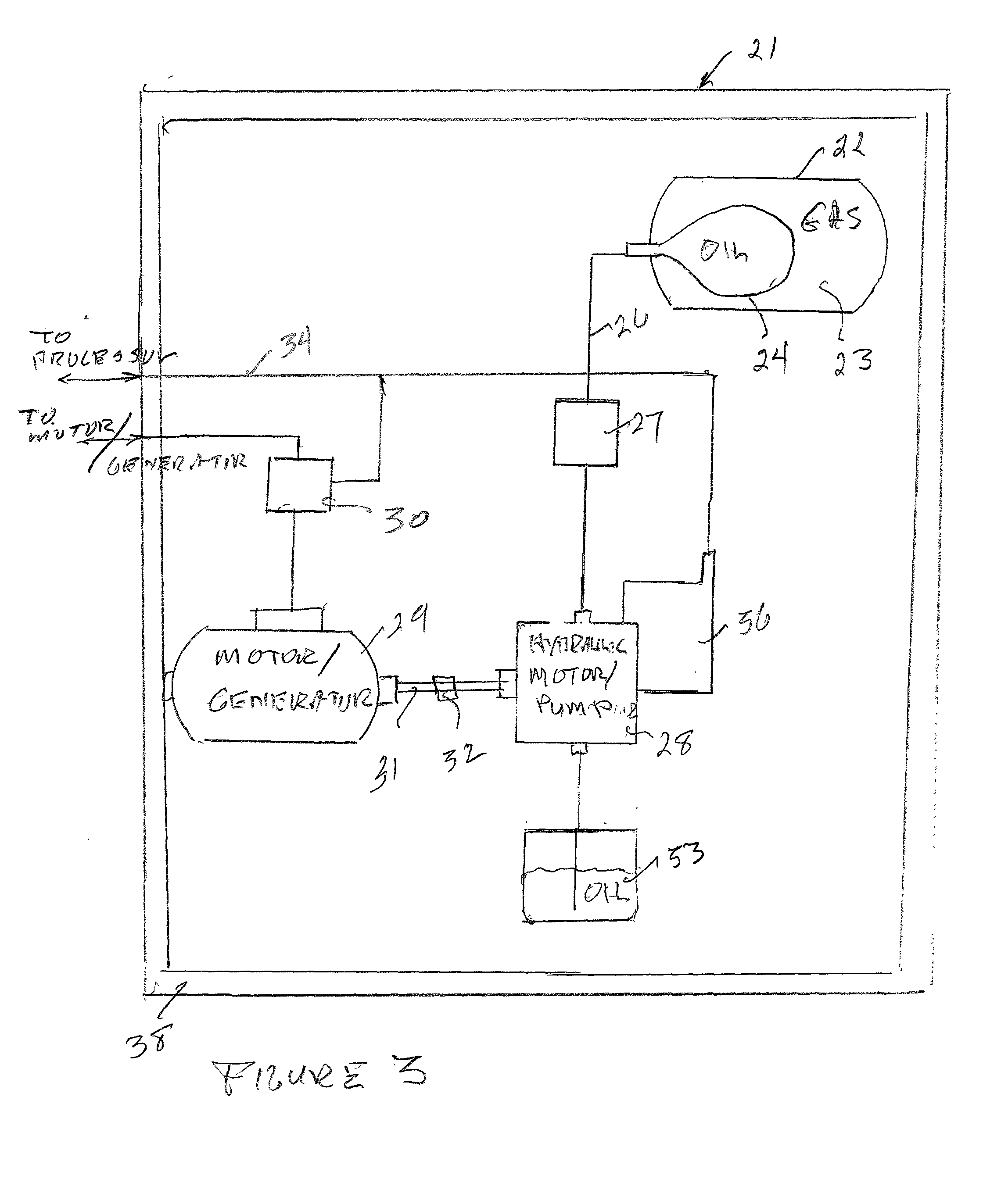 Hybrid vehicle and energy storage system and method