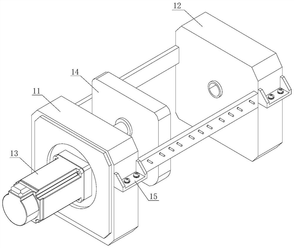 Sludge treatment, separation and filter-pressing device for sewage treatment plant and operation method of device