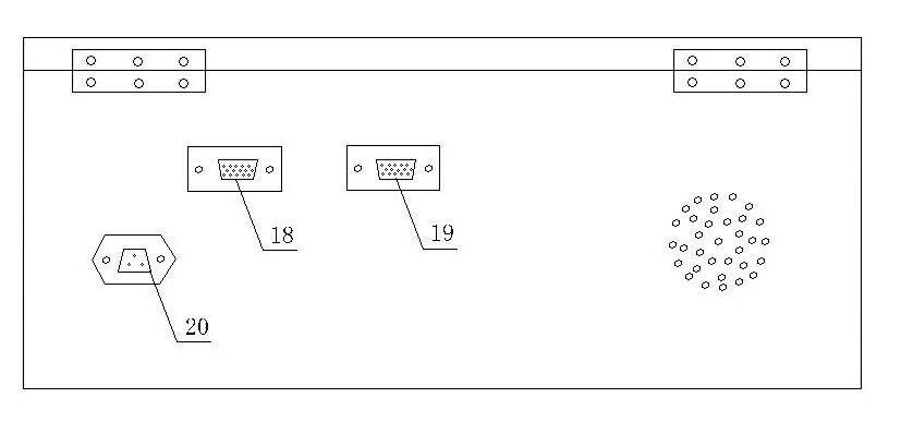 Automatic testing system of production line of vehicle information terminal and testing method of system