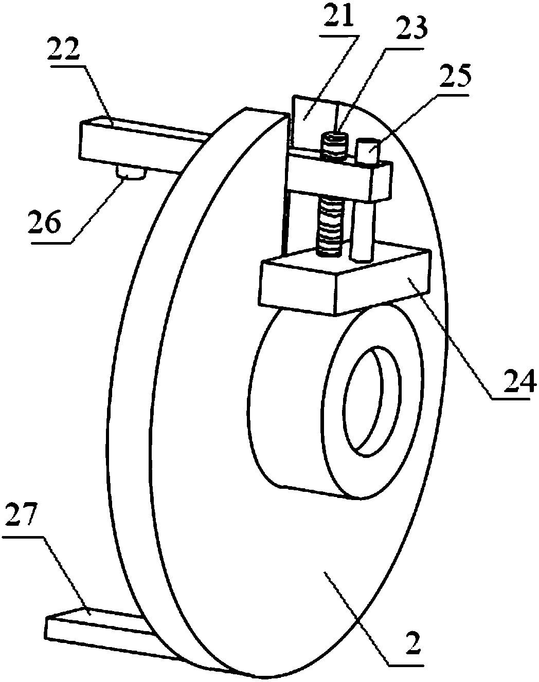 Self-adaptive tape winding device and packing method based on same