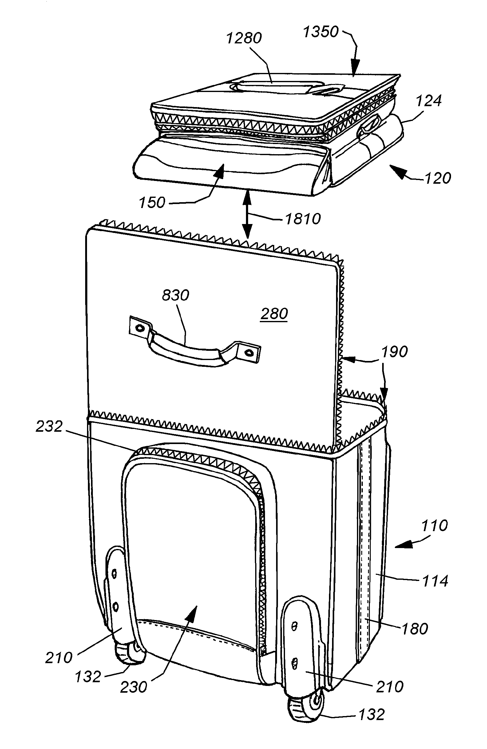 Collapsible luggage system