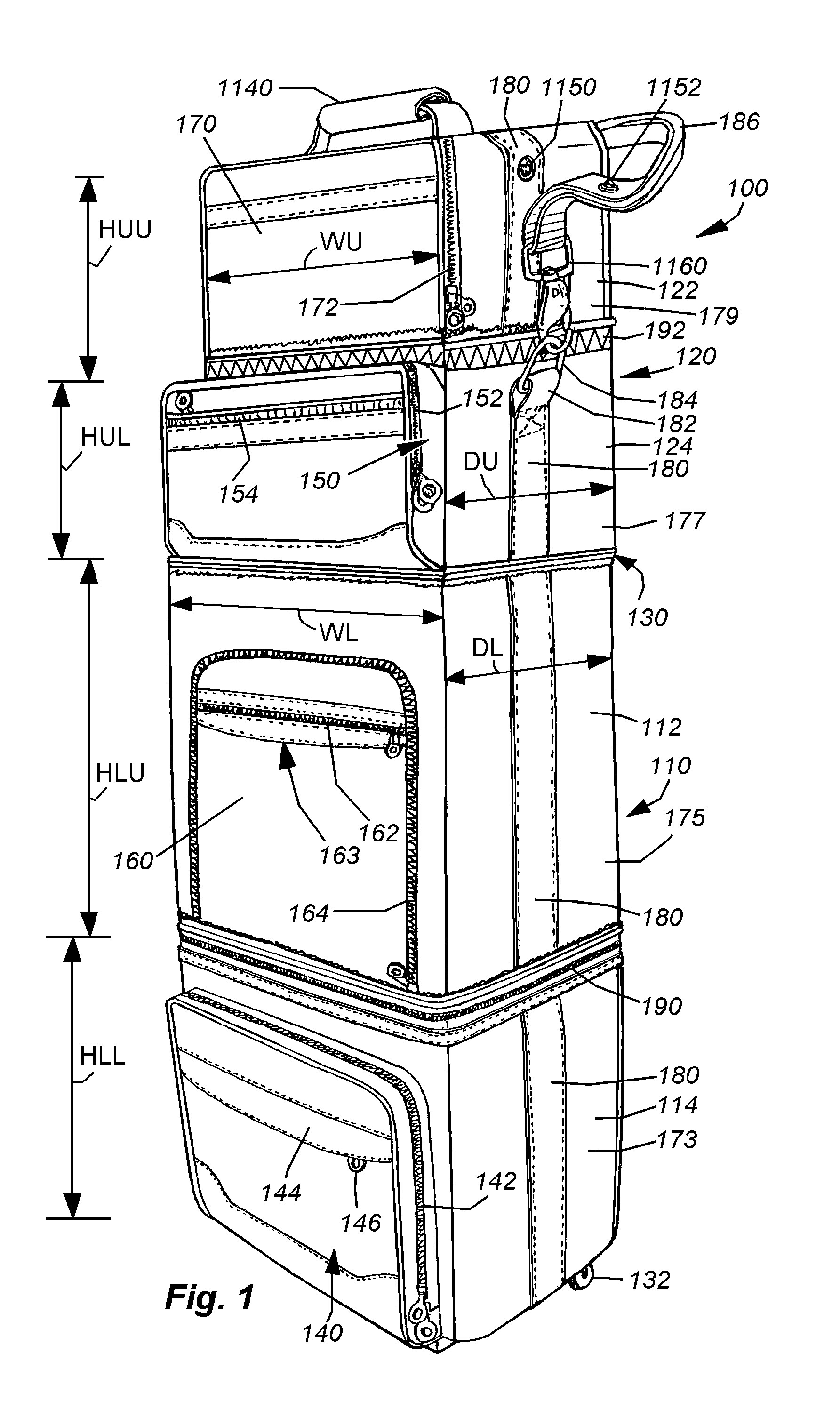 Collapsible luggage system