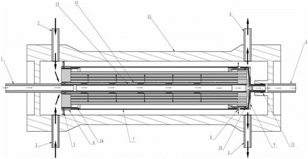 Hollow fiber desalination membrane assembly and equipment