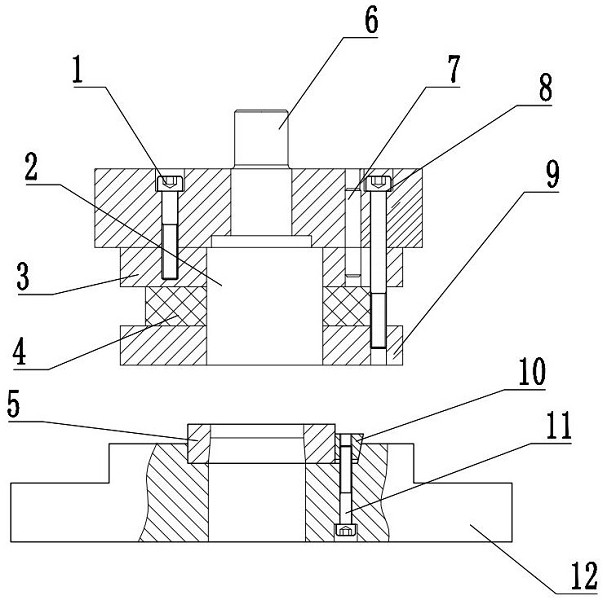 Blanking method of rotor wafer with boss