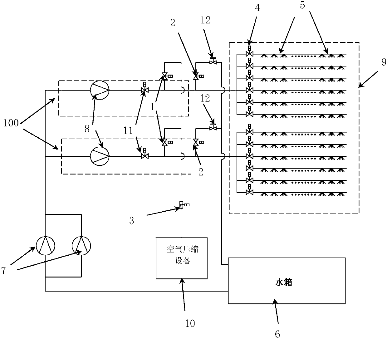 High-pressure atomizing system for laboratory