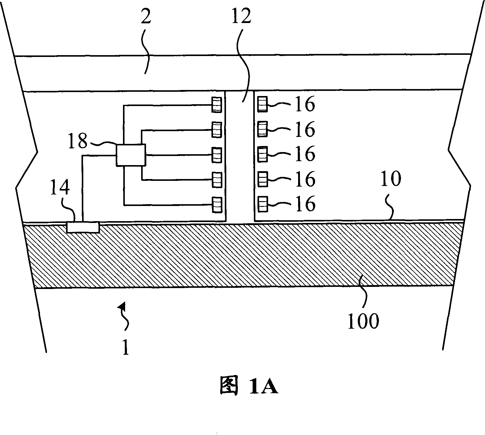 Radiating component and radiating method