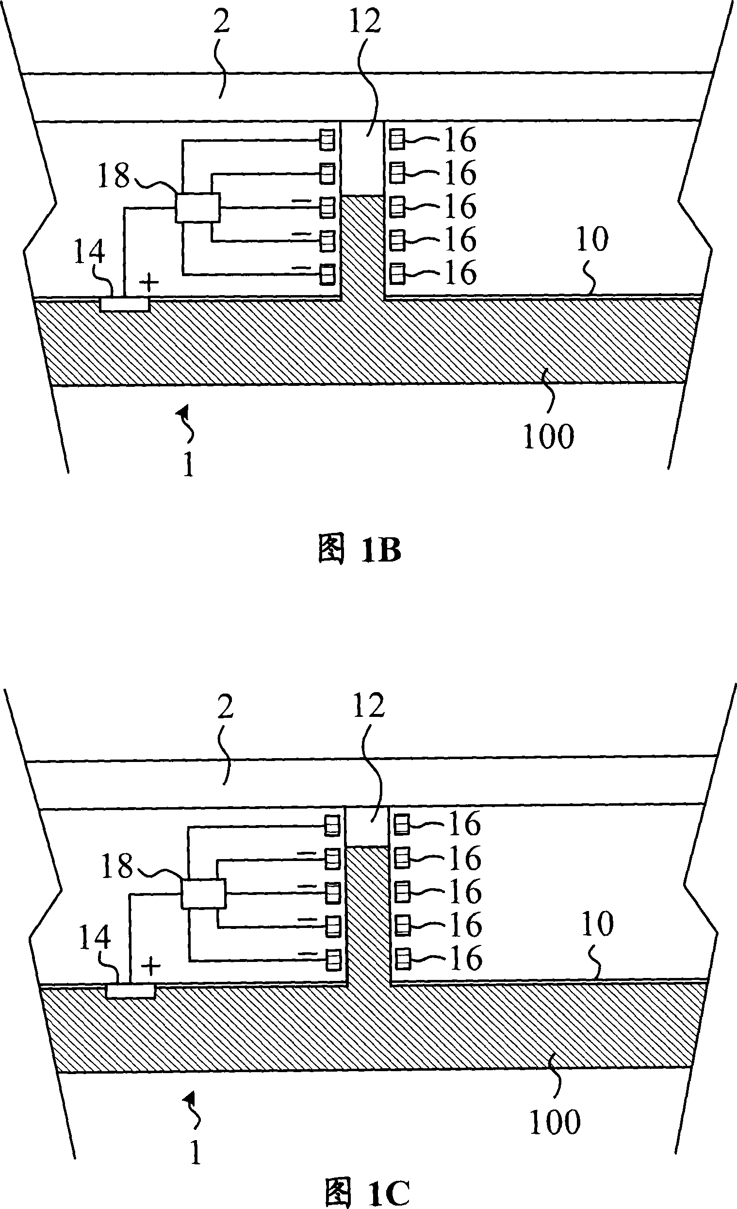 Radiating component and radiating method