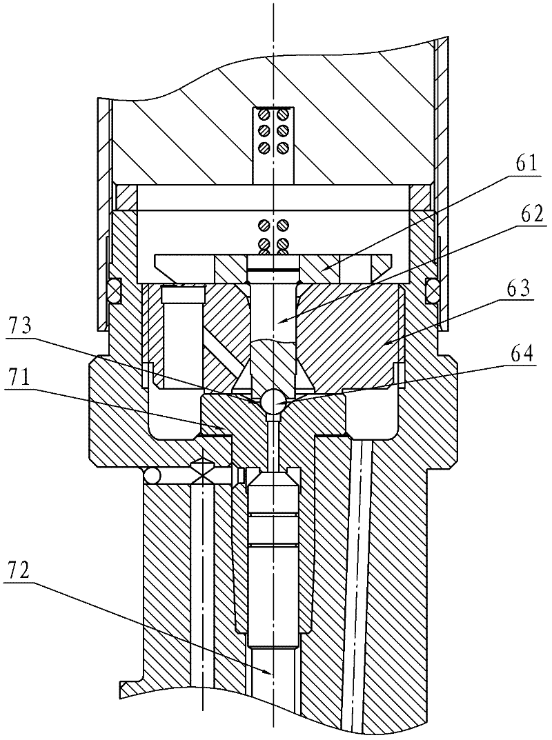 Plane opening and closing type diesel engine high-pressure common rail oil sprayer