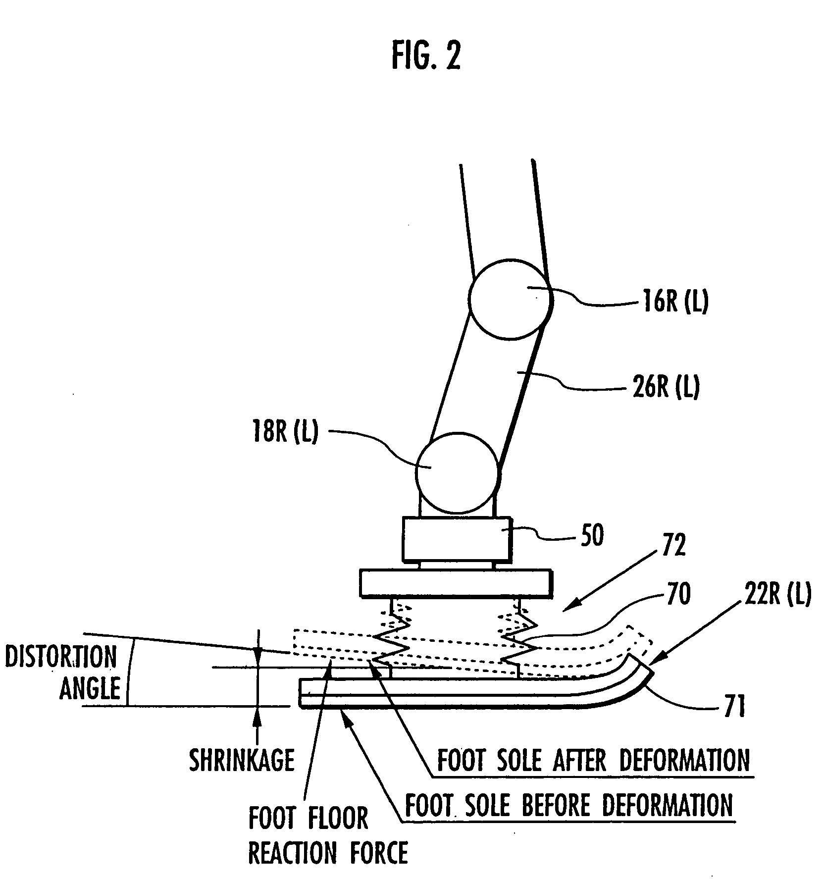 Control device and footstep determination device for legged mobile robot