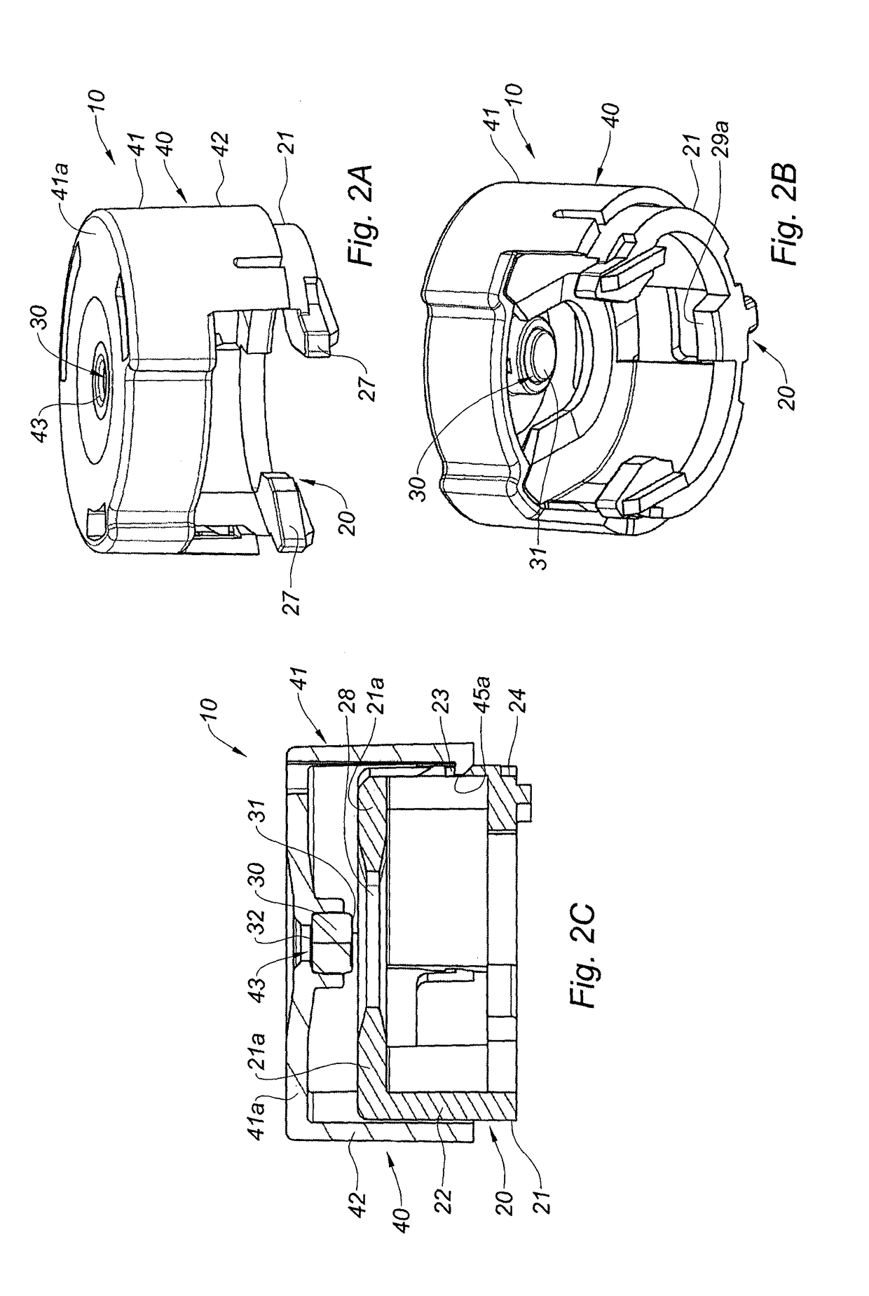 Adaptor for coupling with a medical container