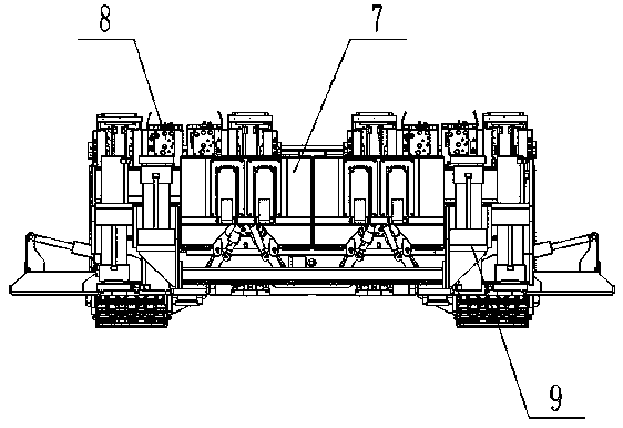 Crawler-type thin seam anchor rod drill rig