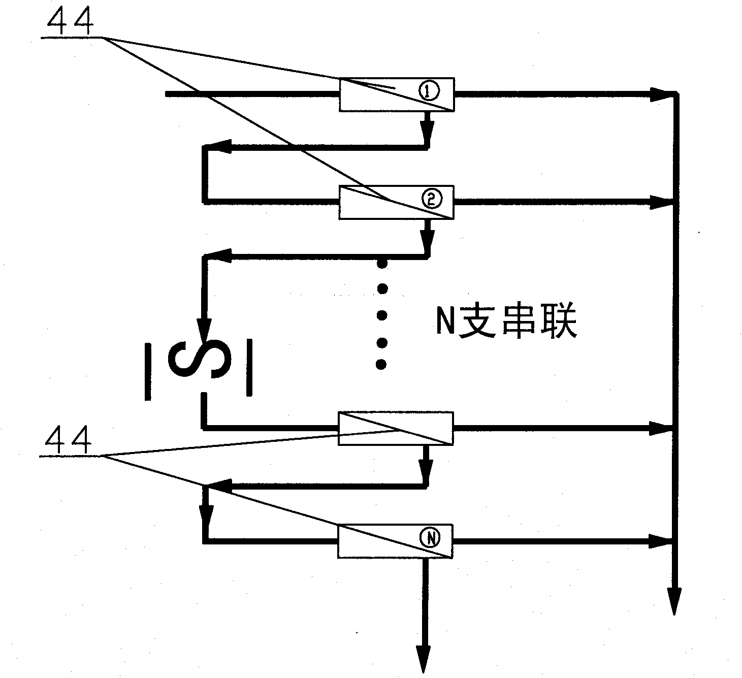 Energy-storage manual seawater desalting device