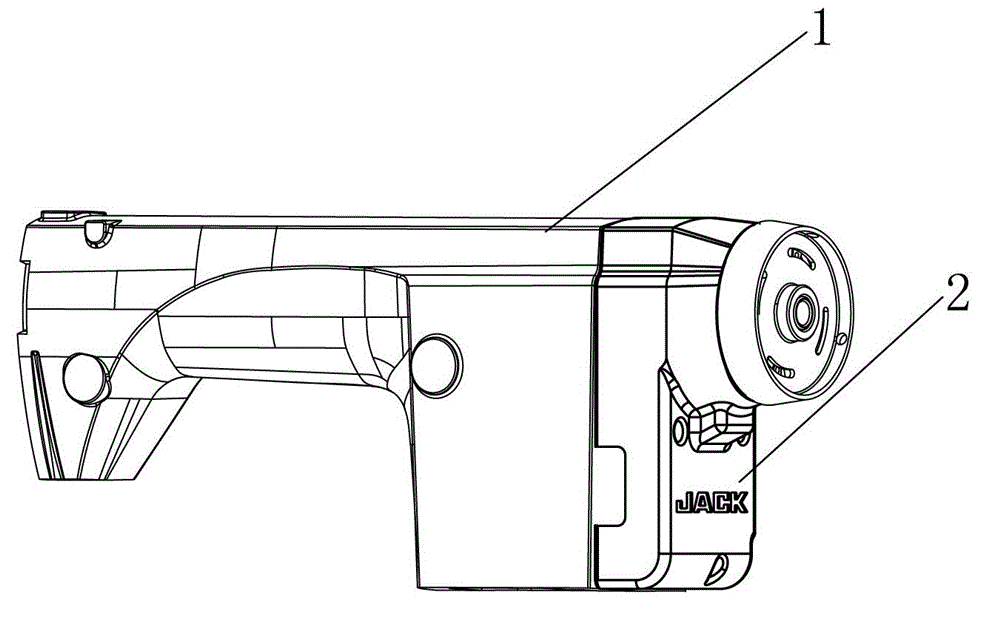 Direct drive structure of sewing machine