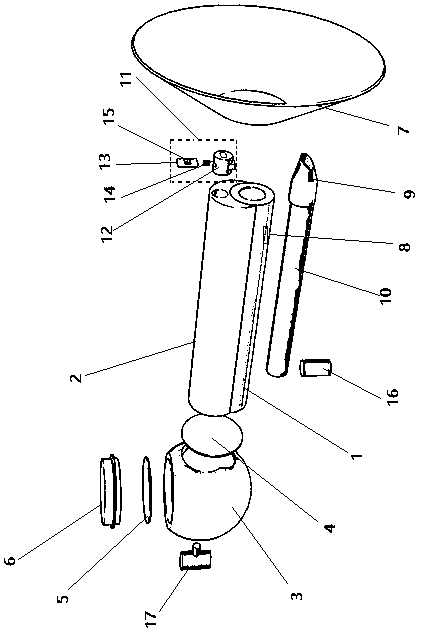 High-efficiency filter indoor smoke purification device