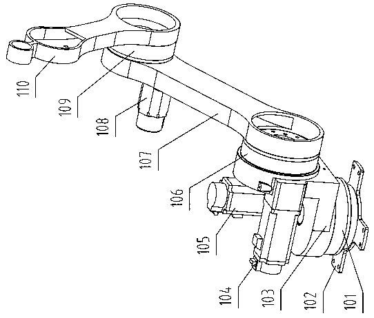 Operating device for densely-installed valves