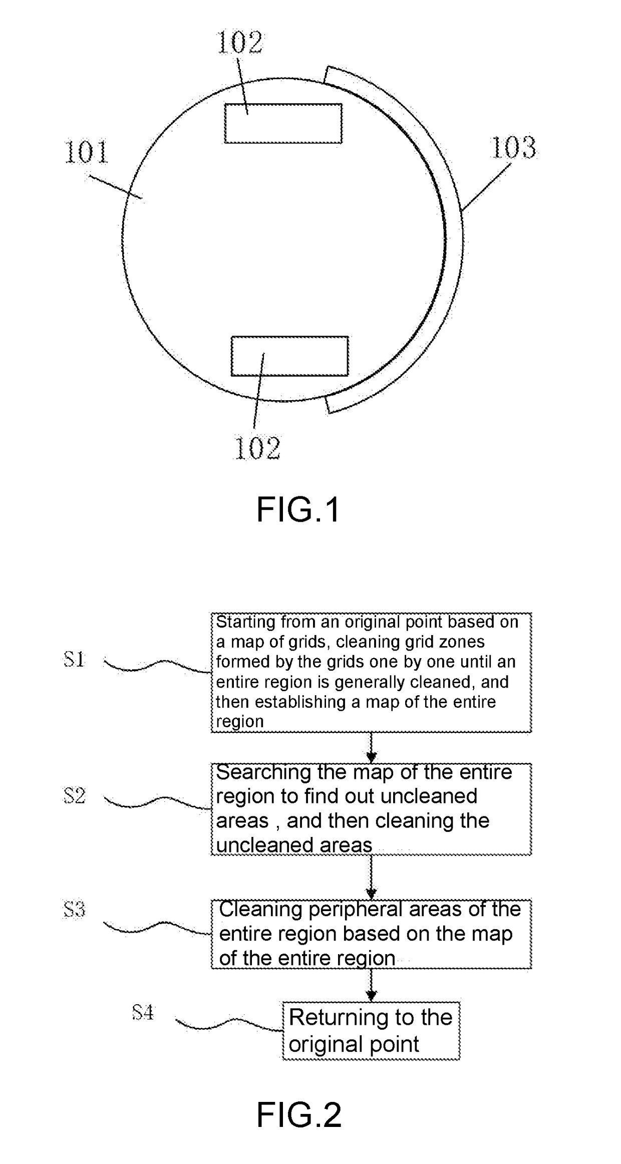 Method of planning a cleaning route for a cleaning robot and a chip for achieving the same