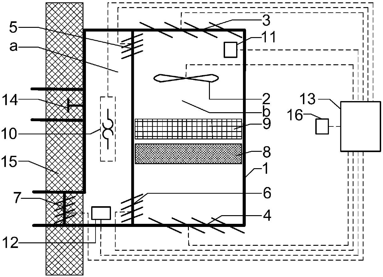 A wall-mounted air cleaner based on thermal regeneration and its purification method