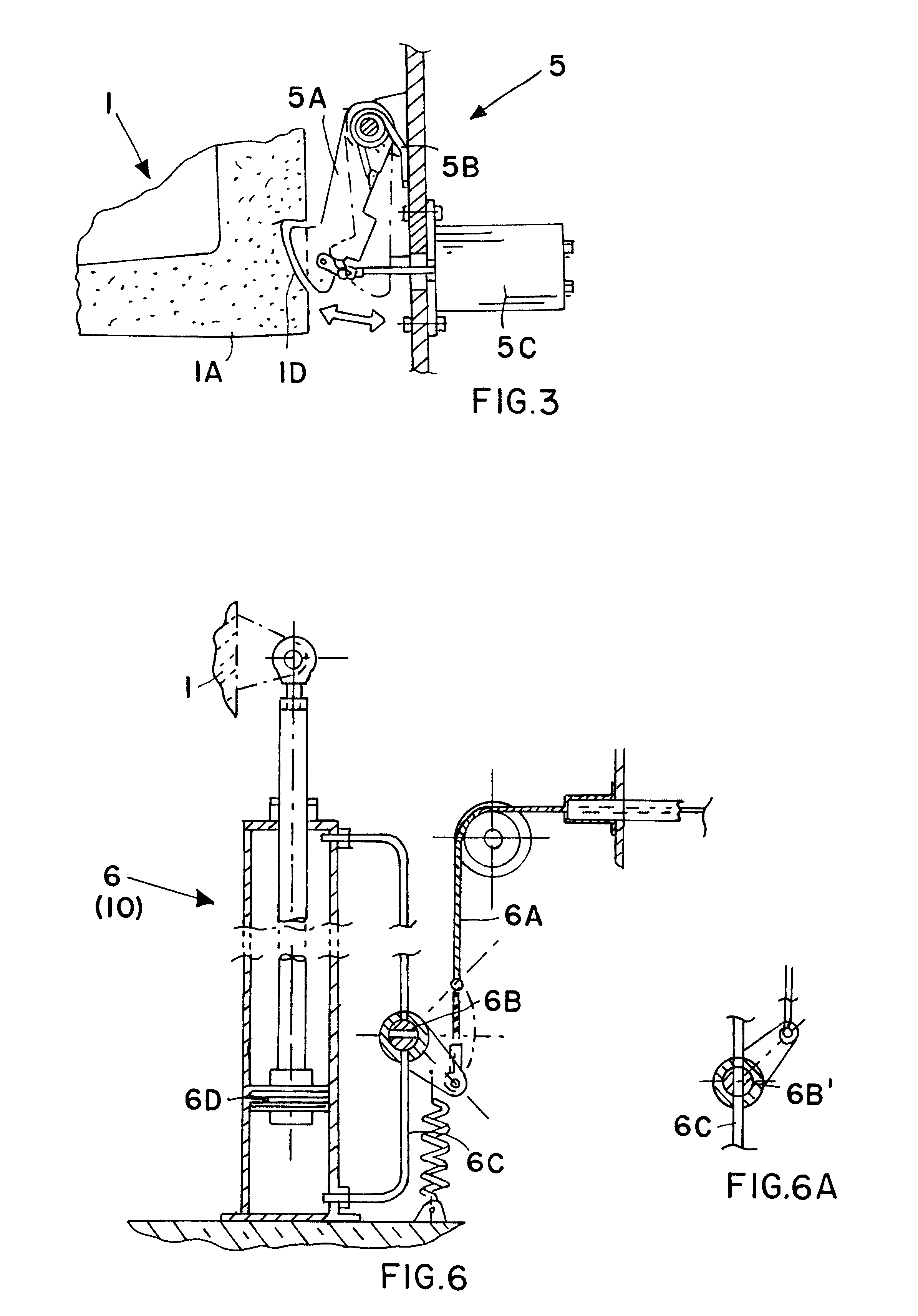 Lowerable baggage compartment for a passenger cabin