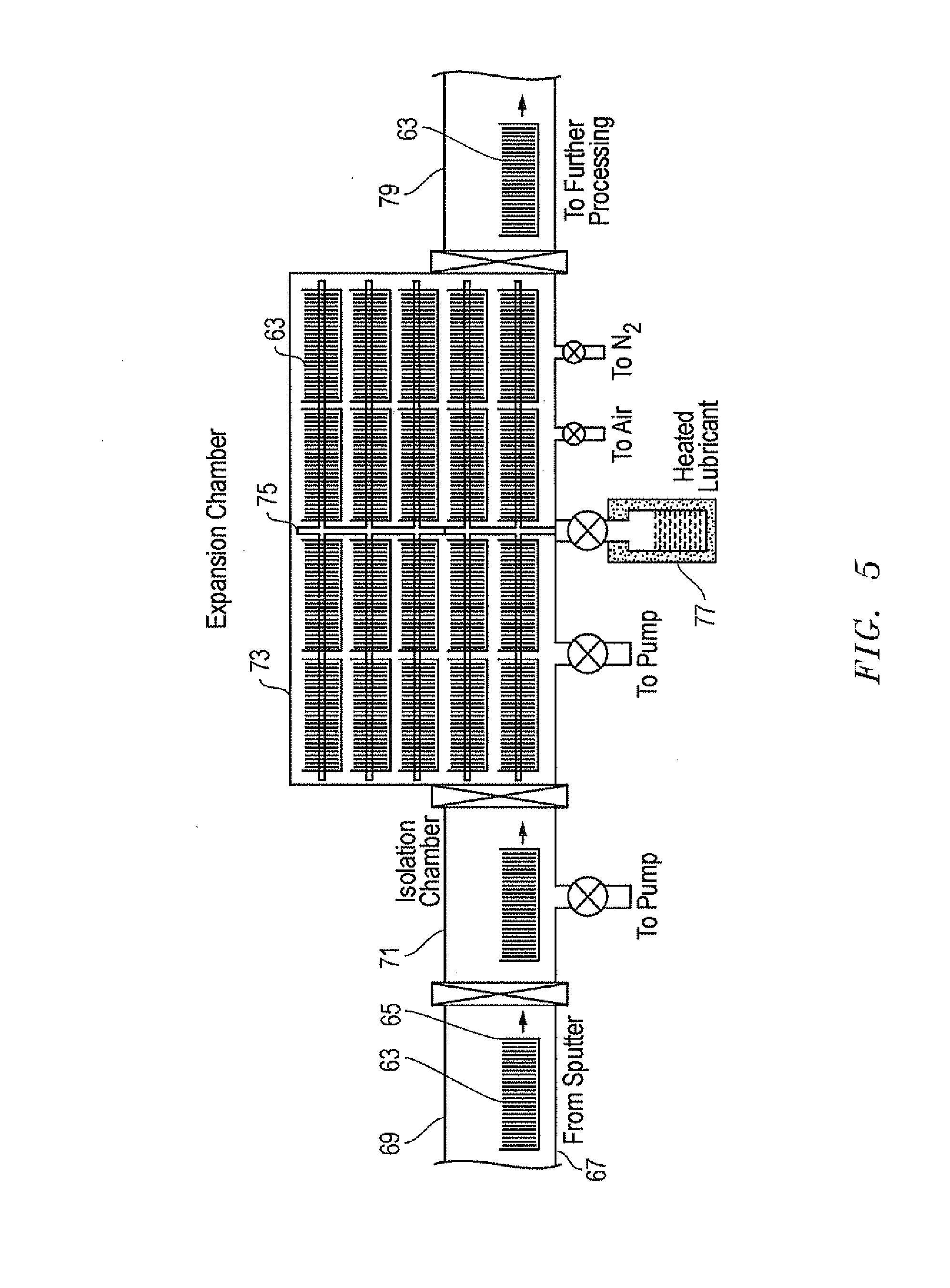 System, method and apparatus for batch vapor deposition of adhesion promoter for manufacturing discrete track media and bit-patterned media, and mono-molecular layer lubricant on magnetic recording media