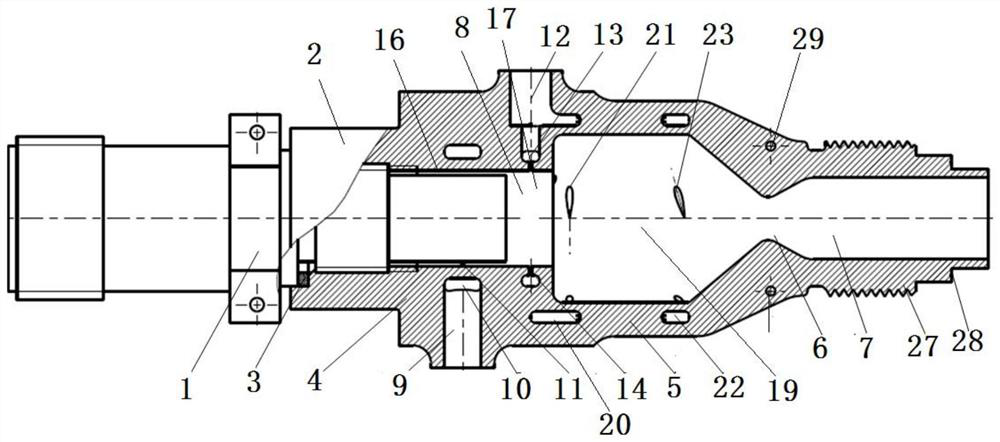 Rotational flow torch igniter based on 3D printing forming