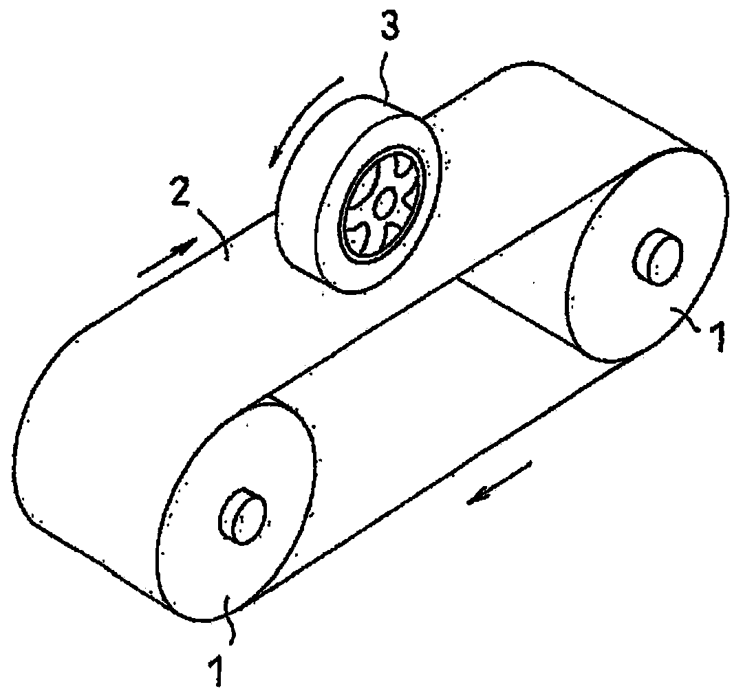 Tire wear test method