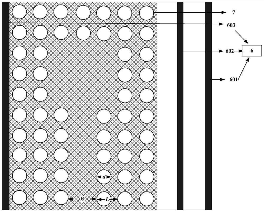 Preparation method of side incidence type SOI-based Si/SiGe HPT with photonic crystal structure