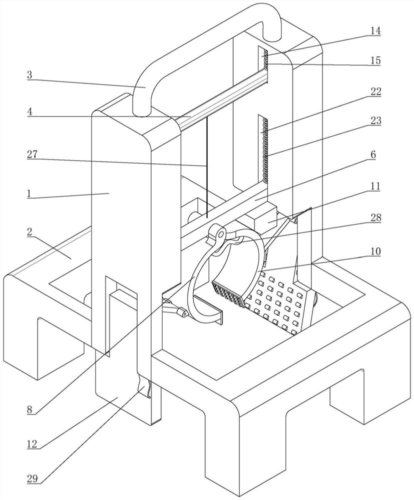 Medical experiment waste transferring device