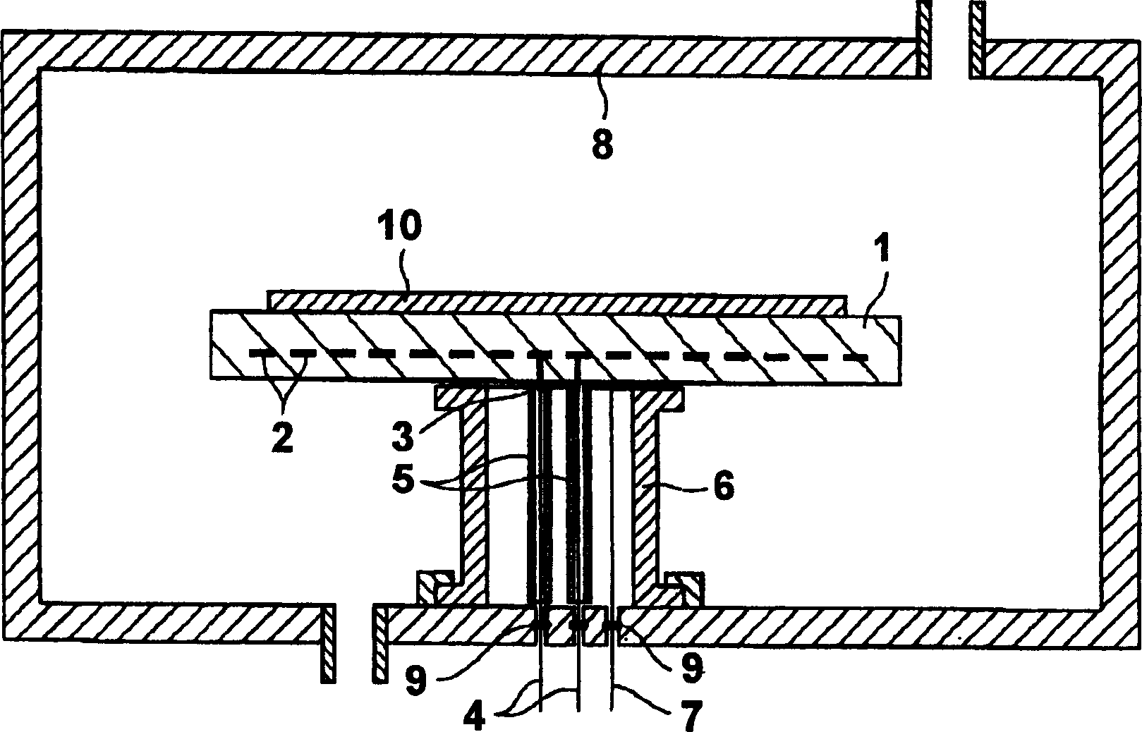 Holder for semiconductor production system