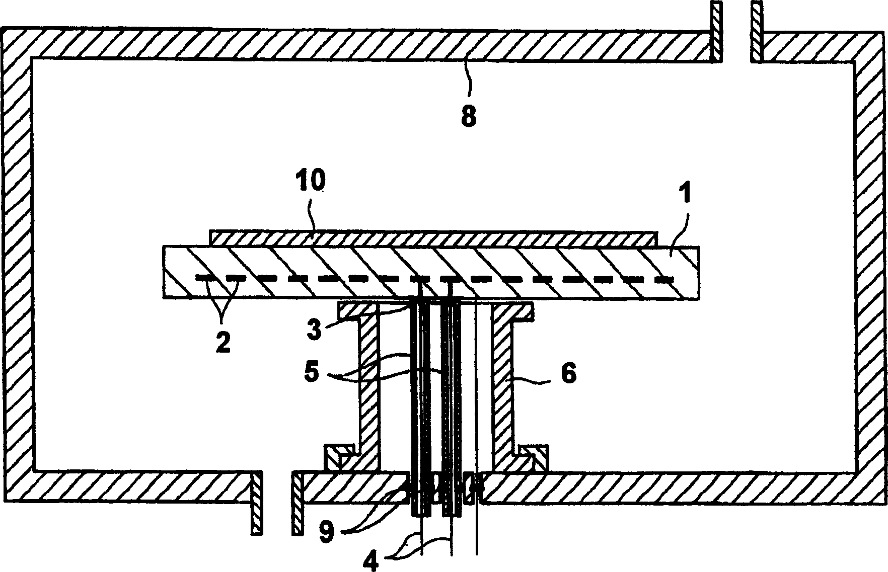 Holder for semiconductor production system