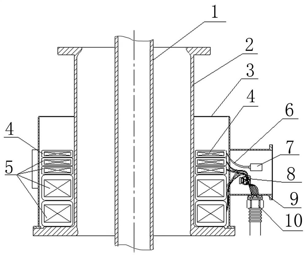 Heated dehumidification current transformer and metal-enclosed switchgear